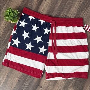 Shorts Red White Blue, Print 🇺🇸